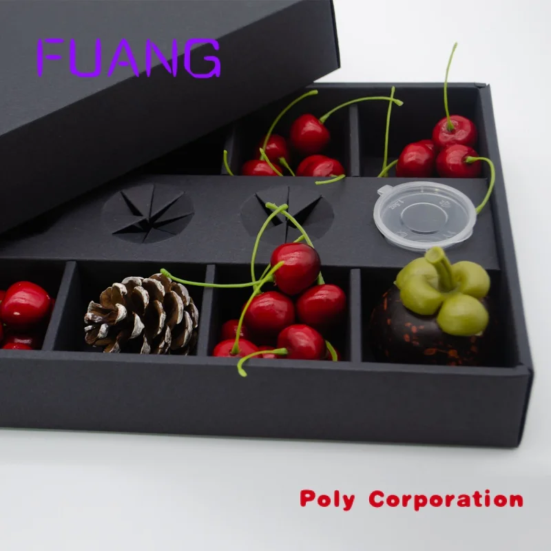 Индивидуальная оптовая продажа черный цвет бокс для шоколада любимая коробка