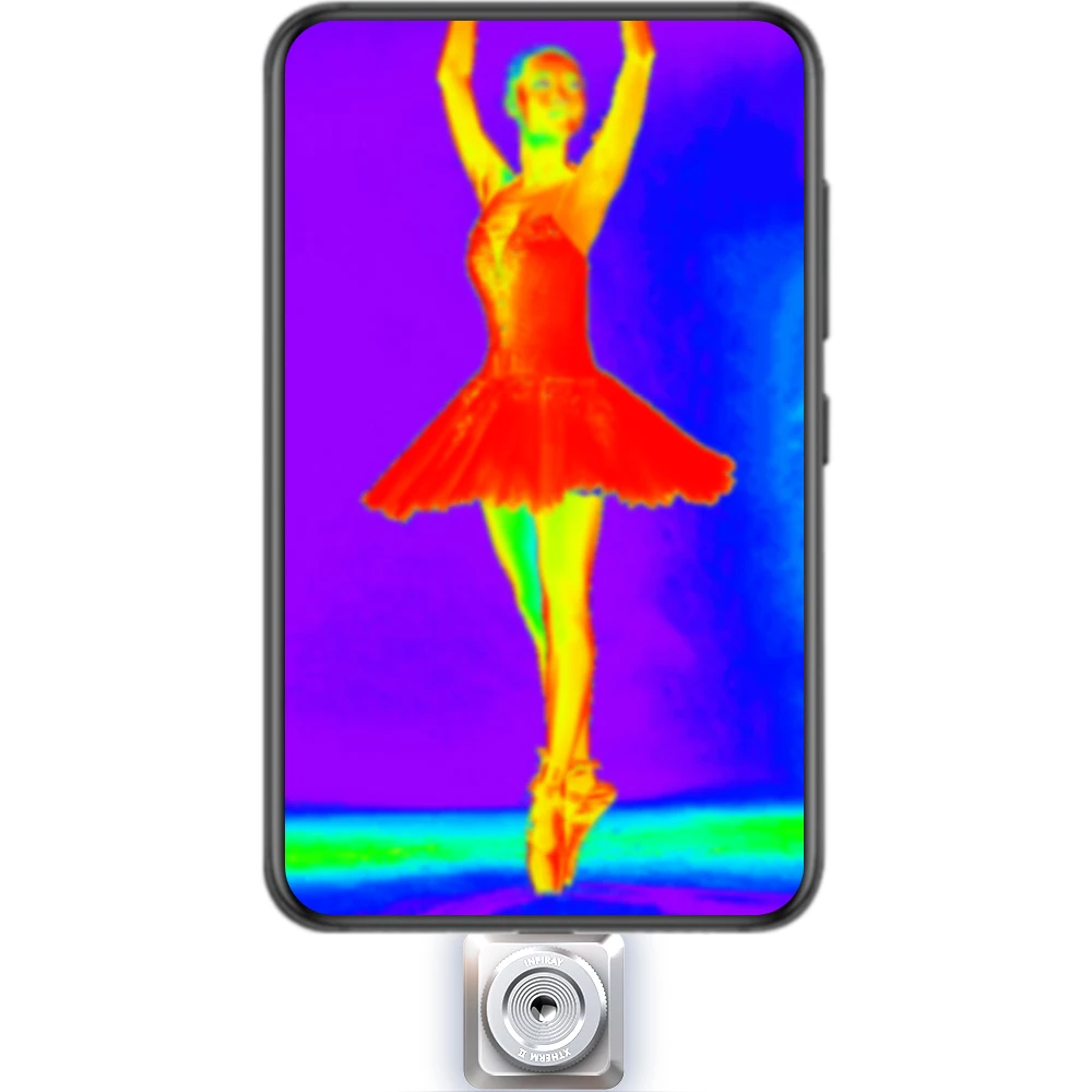 

Temperature Measuring Mobile Phone Infrared Thermal Imaging Camera, thermal camera for android cell phones