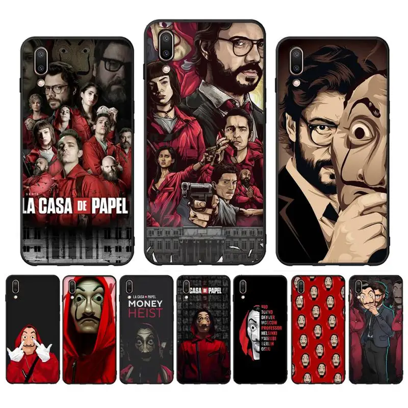 

Money Heist Phone Case for Vivo Y91C Y11 17 19 17 67 81 Oppo A9 2020 Realme c3