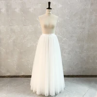 half skirt dance tulle train bridal petticoats for wedding dress elegant petticoat underskirt