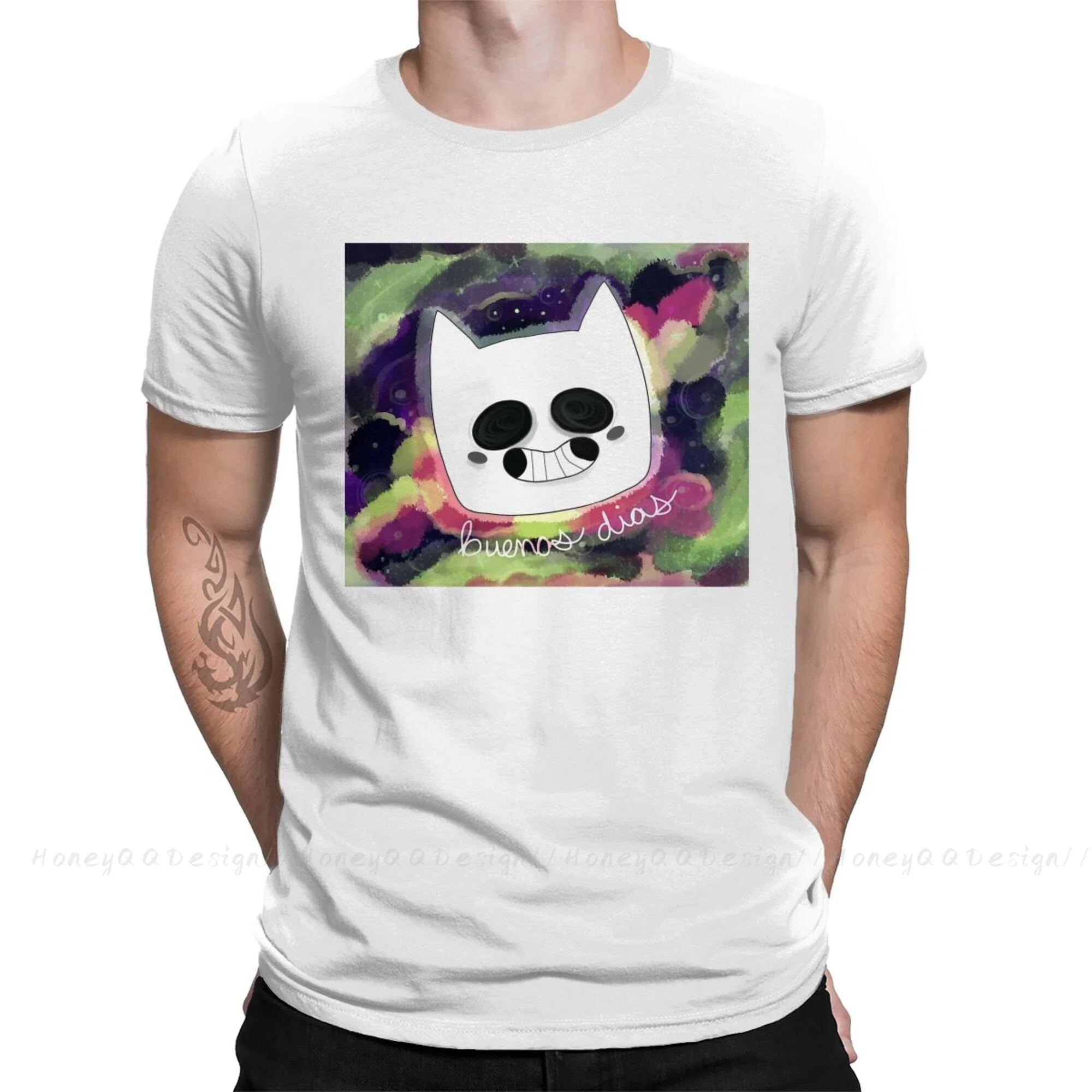 

Men Zacharie OFF TShirt Buenos Dias Pure Cotton O neck Tees Harajuku Adult Shirt Oversize