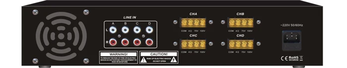 

RH-AUDIO PA system 4CH Power Amplifier