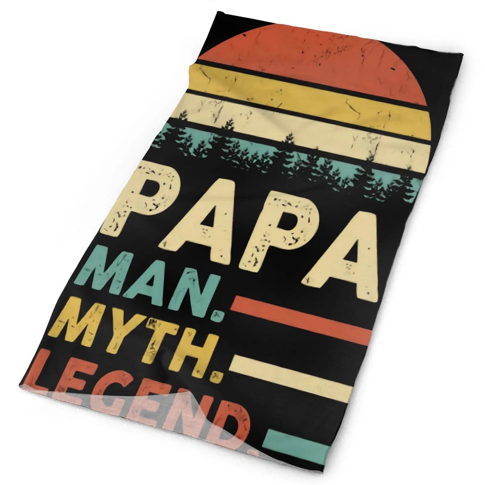 

Мужская бандана Papa Myth Legend для папы, бандана, маска для лица, шарф для лыж, Военная Тактическая Маска для отца, мужской шарф для шеи