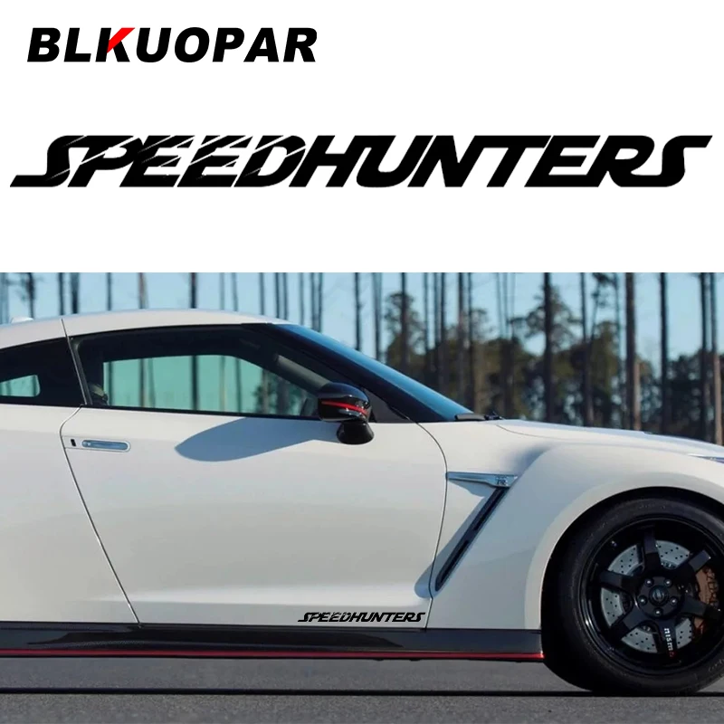 

Модные автомобильные наклейки BLKUOPAR, фраза «скоростной Охотник», авто, переднее ветровое стекло, Виниловая наклейка, текст, окна, багажник, с...