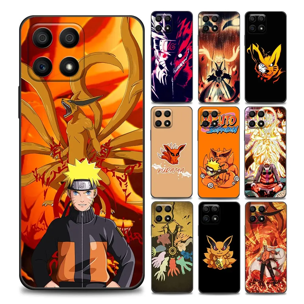 

Naruto Kurama Uzumaki Naruto Phone Case for Honor 8X 9S 9A 9C 9X Lite Play 9A 50 10 20 30 Pro 30i 20S(6.15) Soft Silicone