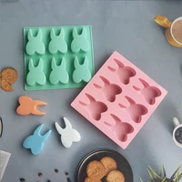 pattern 6 hole tooth silicone mold chocolate fondant cake mould 3d tooth shaped mold cake bakeware biscuit candy ice molds