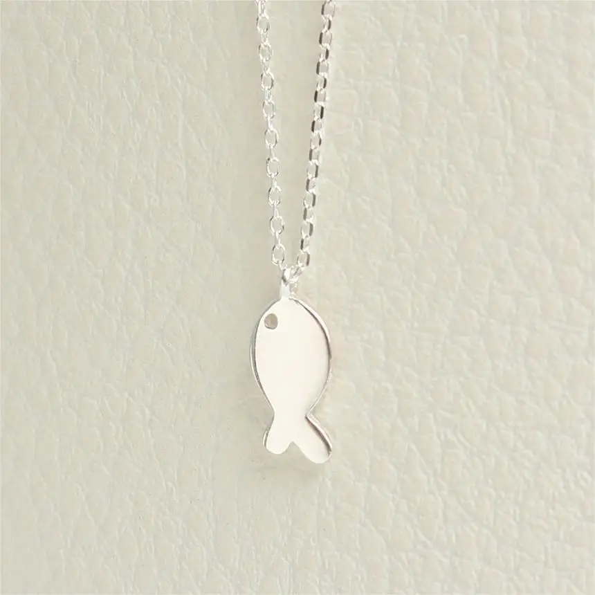 PANJBJ ожерелье из стерлингового серебра 925 пробы с изображением кита для женщин