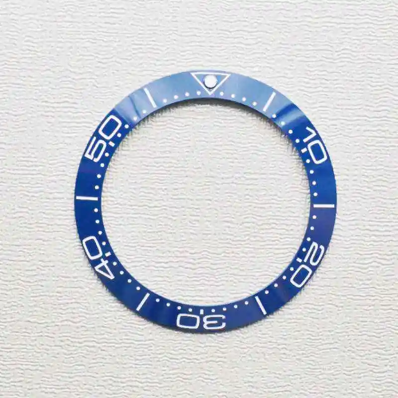 Watch Replacement Parts 40mm*31.5mm Ceramic Bezel Insert Ring Fit Sea 300 Series Watch