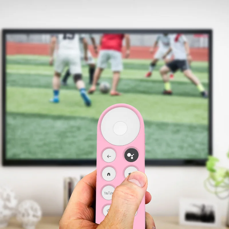 

Silicone Remote Control Cover Suitable for Google Chromecast 2020 Remote Control Anti-slip Back Cushioning TV Control Case