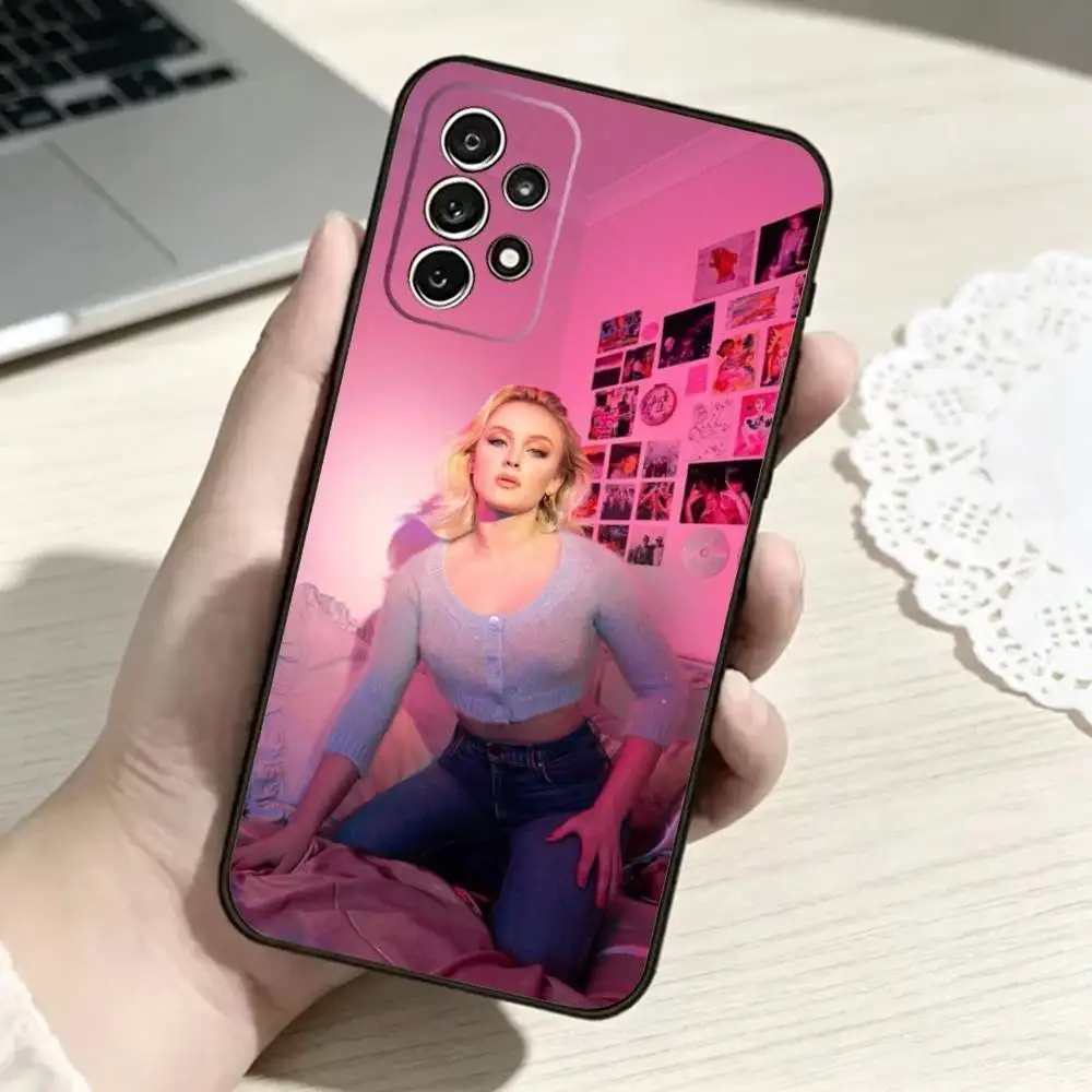 Фото Чехол для телефона Z-Zara Larsson Midnight Sun для Samsung S25, S24, S21, S22, S23, S30, Ultra, S20, Plus, Fe, Lite, Note, 10, черный №5