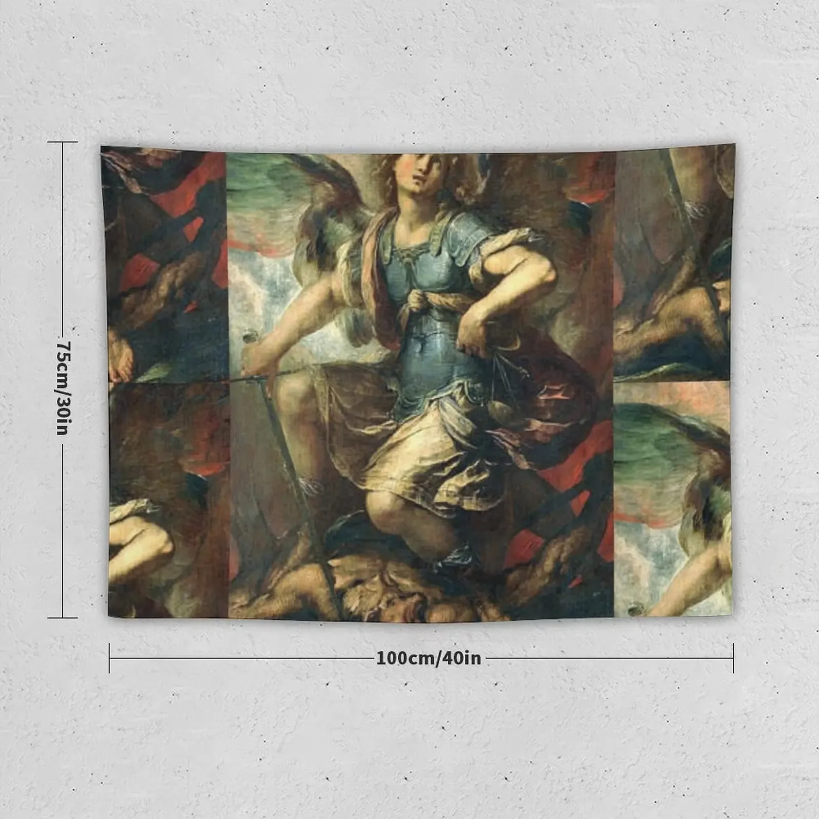 Майкл арчанел Победы сатаны Откровение 12-7-9 гобелен украшение для дома Настенный