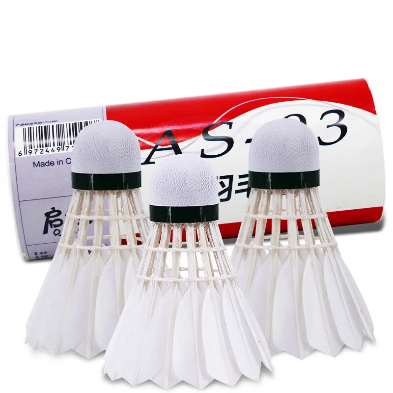 

5 tubes Qiao Training Level 3-pack cork ball head durable duck feather badminton Qiao 03 badminton 15PCS