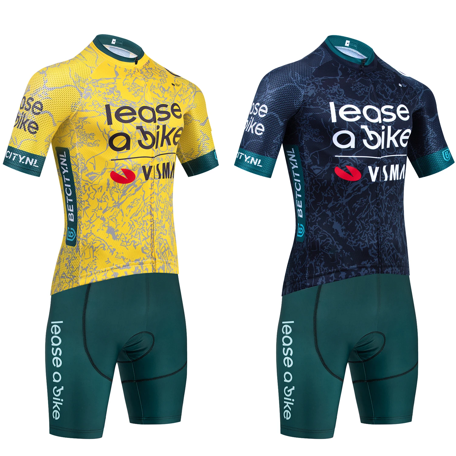 Велосипедный комплект UAE 2025 JUMBO Lease A Bike Maillot быстросохнущий велосипедный трикотаж