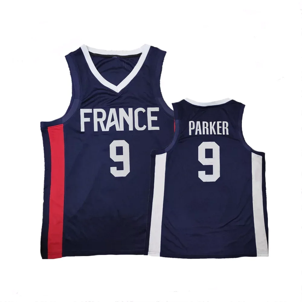 Французские Мужские Баскетбольные Футболки. Летние Спортивные Топы Для Взрослых