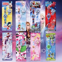 disney anime frozen princess mickey electronic watch childrens cool glowing watch childrens birthday gift