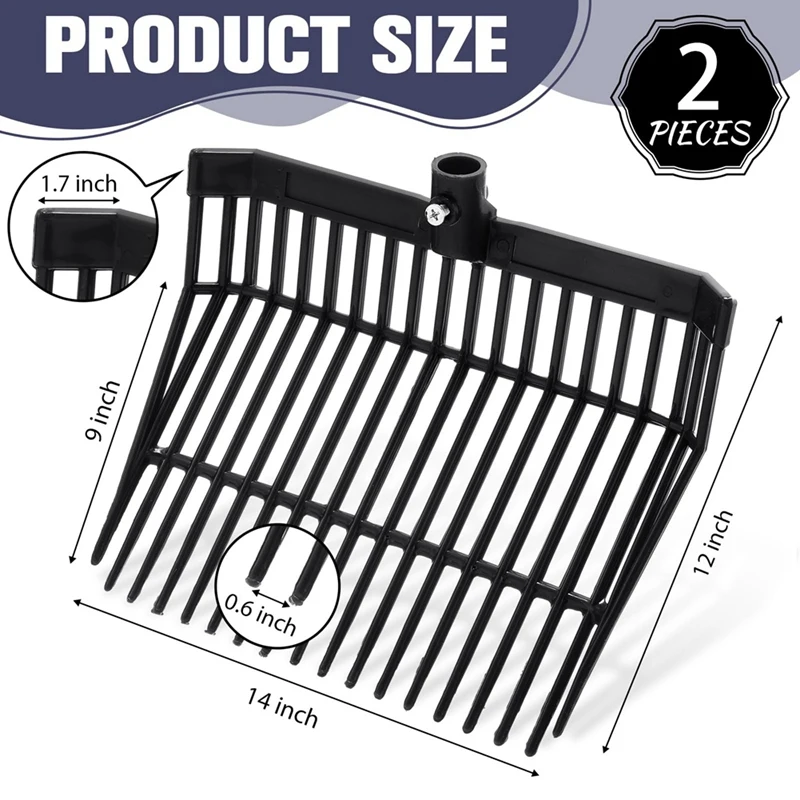 Сменная головка вилки для навоза лошадиного сбора стабильного удаления отходов