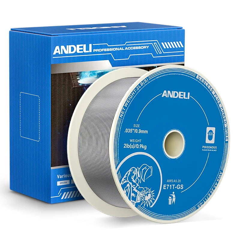 

ANDELI Проволока для сварки E71T-GS 0,8/0,9 мм 1 кг