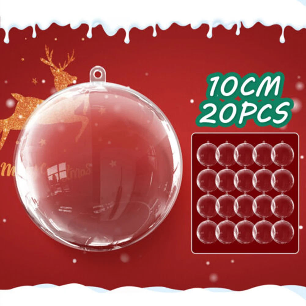 

Clear Christmas Balls Make A Great Personalized Gift To Match Holiday And Christmas Décor 10cm 8cm Ball Plastic