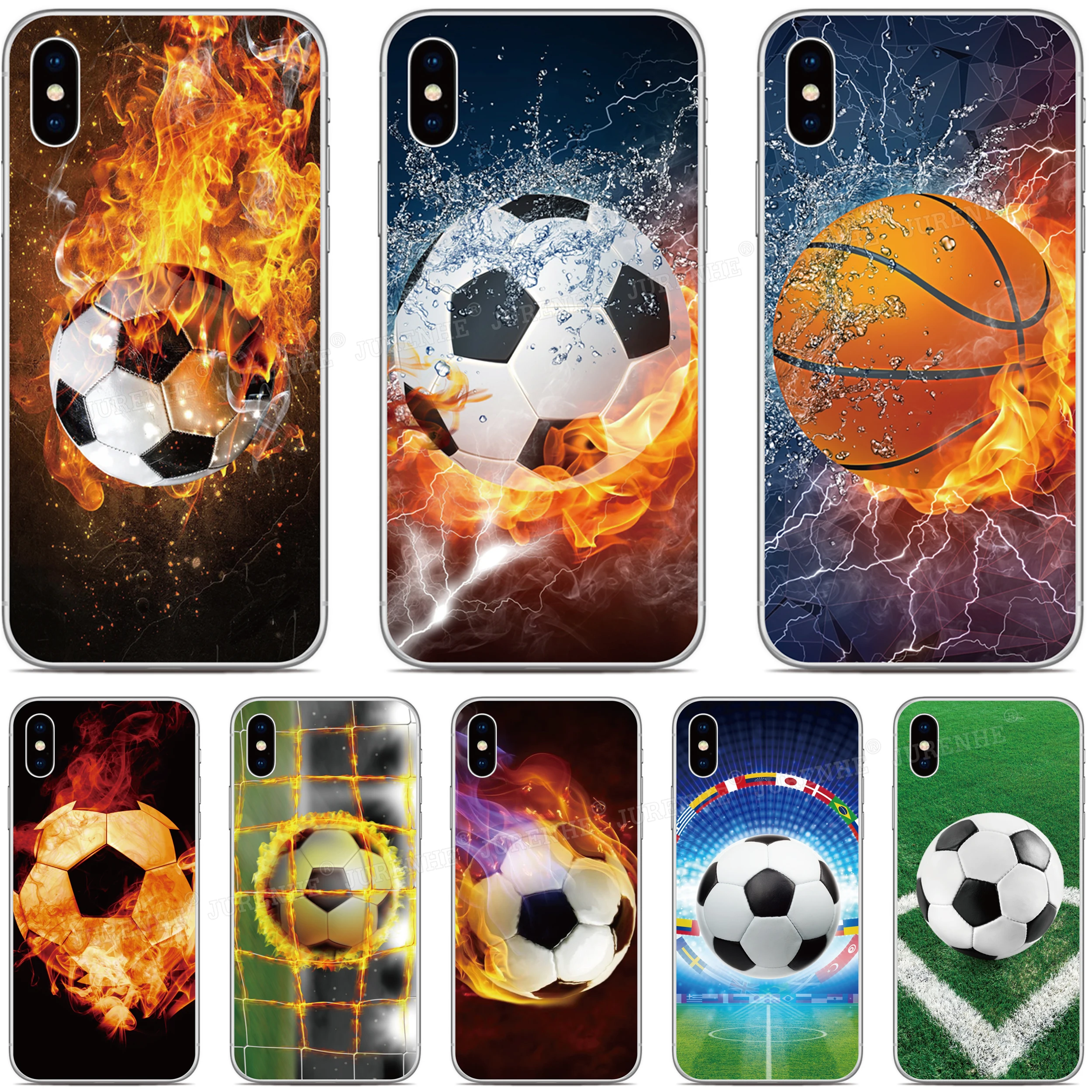 Football Soccer Phone Case For UMIDIGI G100 G9A G9C G9T G9 5G G6 Note 90 90C 90A G5A G5 Mecha A16 A15 A13 Pro Max Bison GT Cover