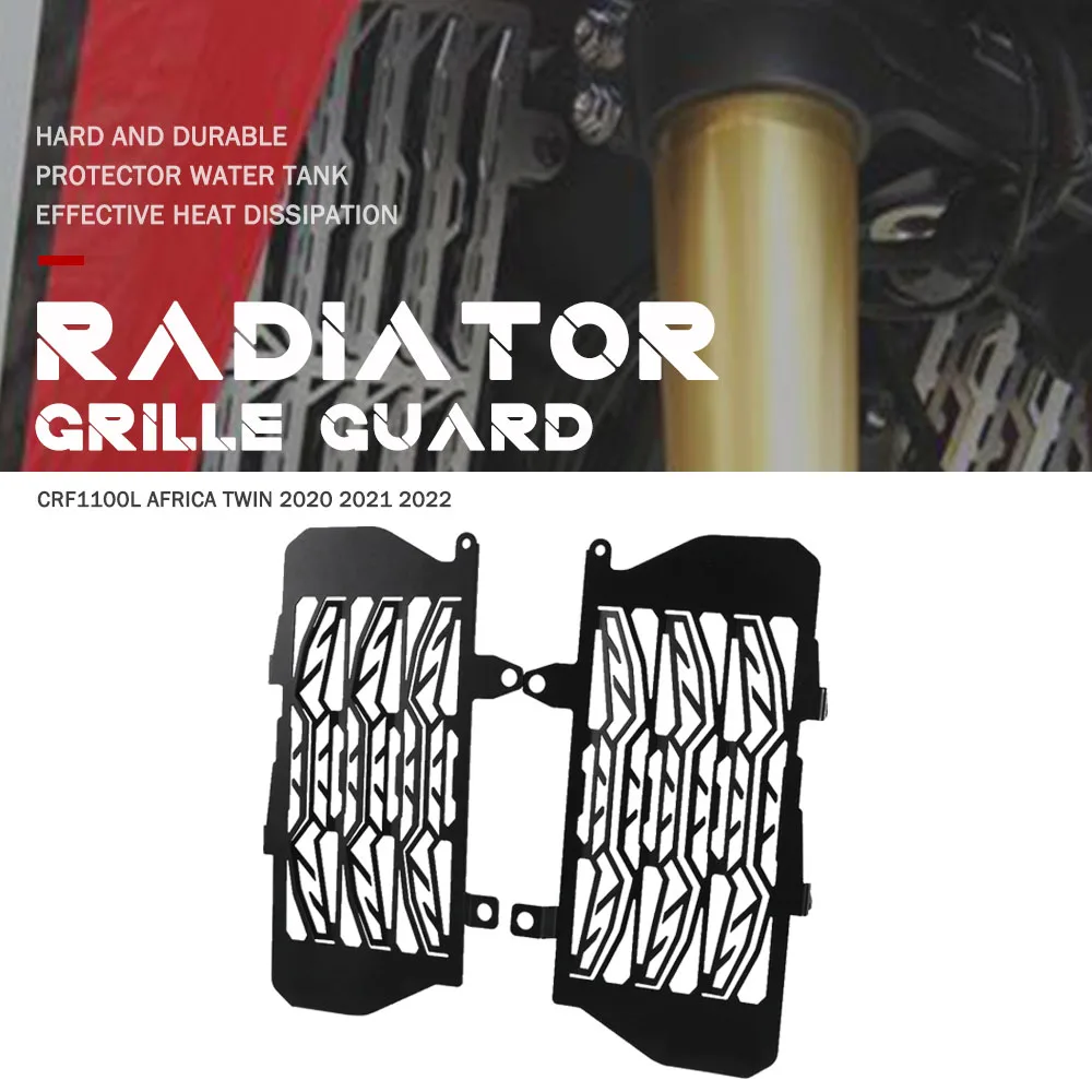 

NEW Radiator Grille Guard Cover For Honda Africa Twin CRF1100L CRF 1100 L CRF 1100L CRF1100 L 2020 2021 Motorcycle Accessories