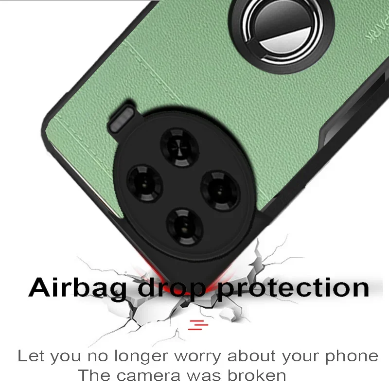 Прозрачная акриловая задняя крышка Spark20Pro с рамкой для телефона из ТПУ Tecno Spark 20 Pro