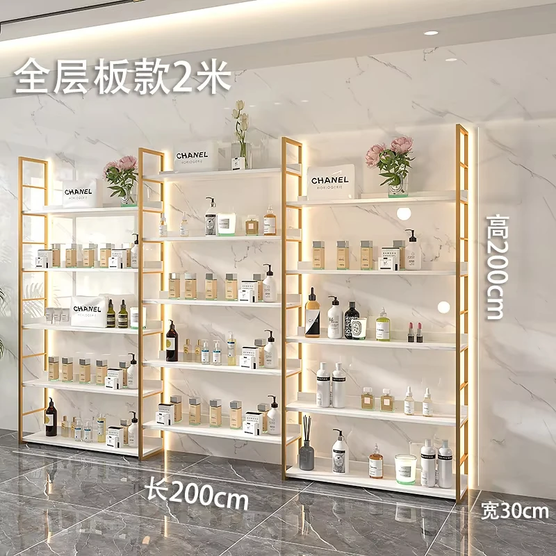 Regale für Hautpflegeprodukte Manuelheitssalons Kosmetikvitrine Produktvitrinen Pr а такжеentationsregale mit Lichtern und Spieg