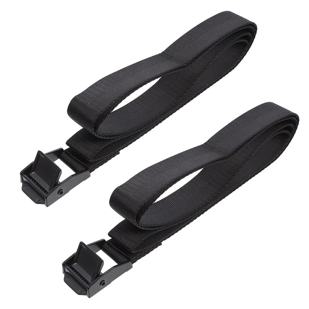 

2pcs Sturdy Outdoor Fixing Car Roof Lashing Strap Ratchet Tie Down Straps Cargo Lashing Strap