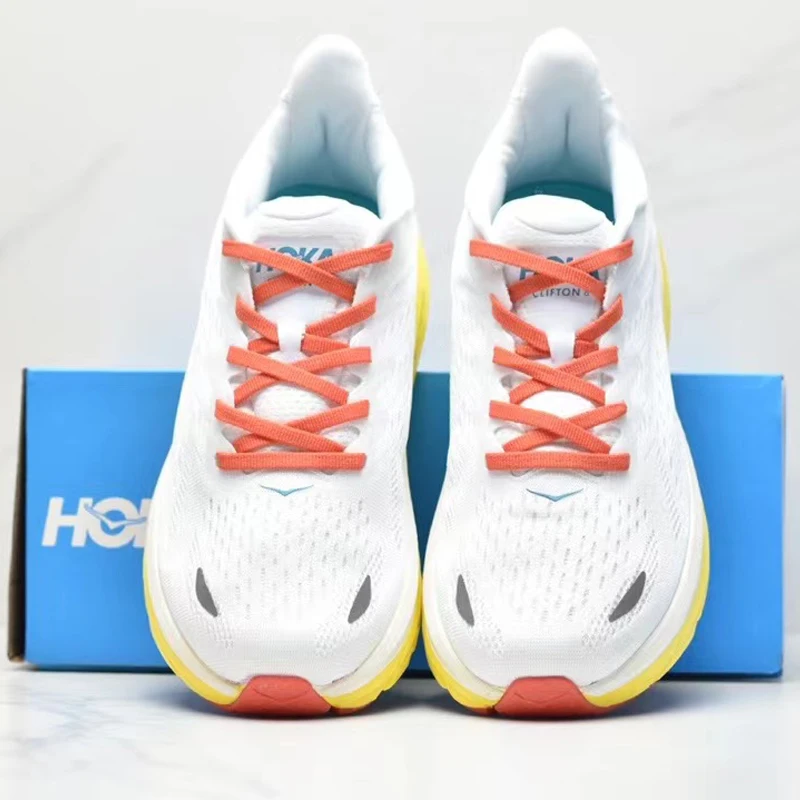 HOKA Clifton 8 Men Sports Shoes Sneakers Cushioning Running Shoes Mesh Breathable Casual Outdoor Marathon Light Training Shoes