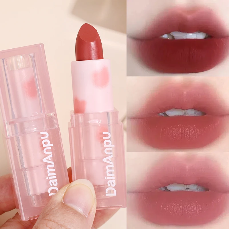 

Waterproof Matte Velvet Lipstick 4Colors Long Lasting Non-Stick Cup Lip Stick Sexy Red Nude Lip Tint Lip Makeup Korean Cosmetic