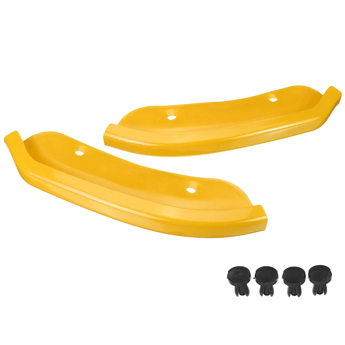 

2X передний сплиттер, бампер для Dodge Challenger SRT Hellcat 2015-2020, передний нижний бампер, спойлер, защита, черный, красный, желтый