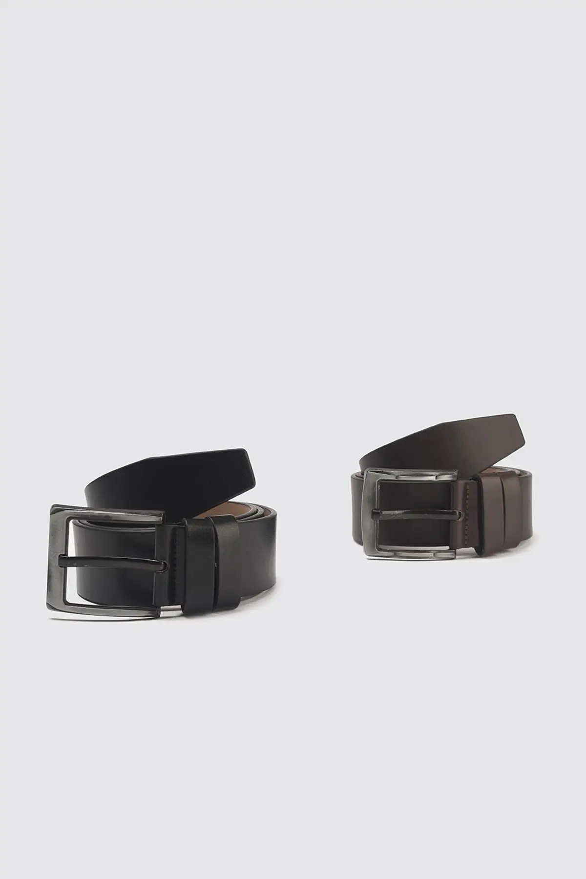 

Trendyol Male 2'li Faux Leather Belt TMNSS21KE0085