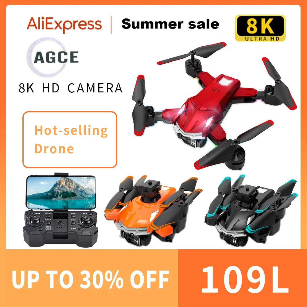 

AGCE 2023 Новый 109L Дрон 8K 5G GPS профессиональная аэрофотосъемка двойная камера всенаправленное обход препятствий Квадрокоптер игрушки