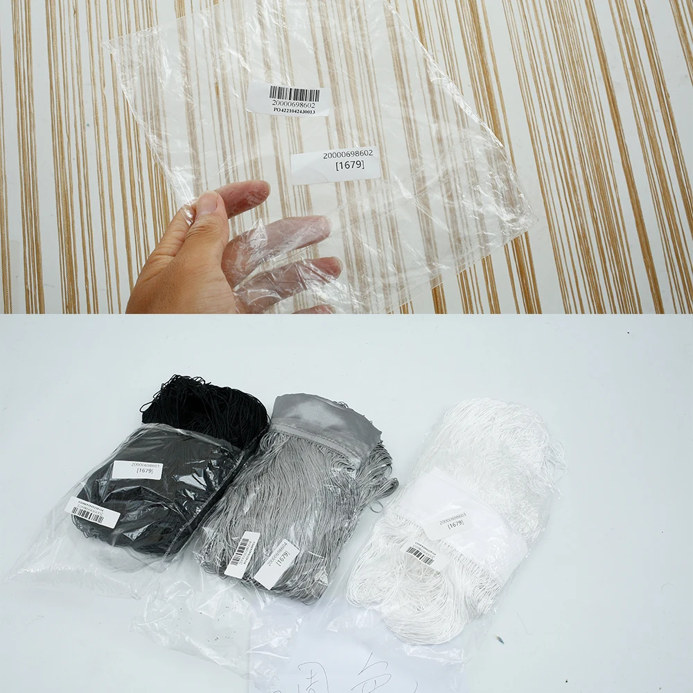 

90x200cm Solid Color String Curtain Shiny Flash Line Tassel Room Window Divider Door Partition Decoration