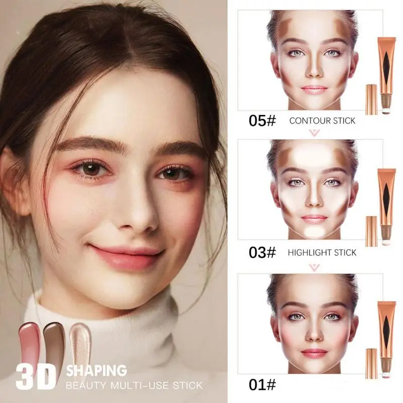

Косметическая палочка, многофункциональная натуральная идентификация лица, румяна-стик Stick, водонепроницаемые долговечные инструменты дл...
