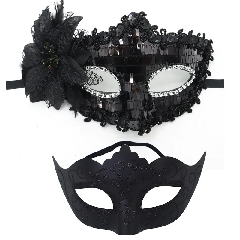 2 шт. пары золотые фиолетовые черные синие кружевные маски бабочка венецианская