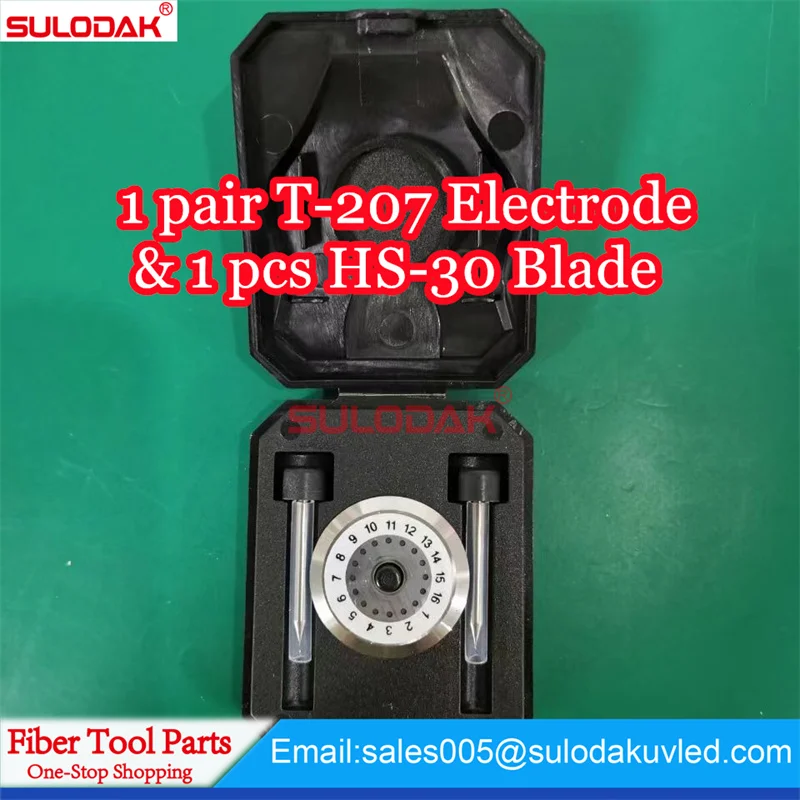 Free Shipping 2 in 1 Mini 6S Electrode with CT-30A Blade for CT-06 CT-30 HS-30 Multiple Fiber Fusion Splicer Made In China