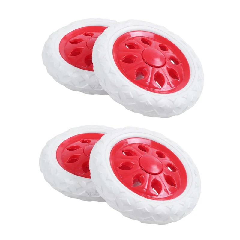 

-4 Pcs Wheel Shopping Service Cart Stool Caster Replacement
