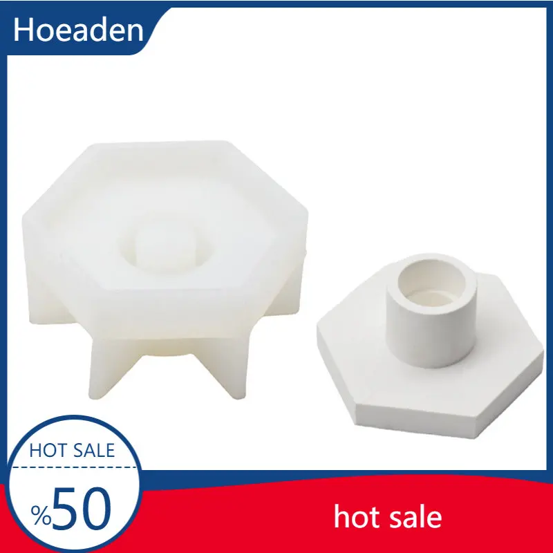 

Concrete Candlestick Epoxy Resin Molds Cement Candle Holder Silicone Mold Tools