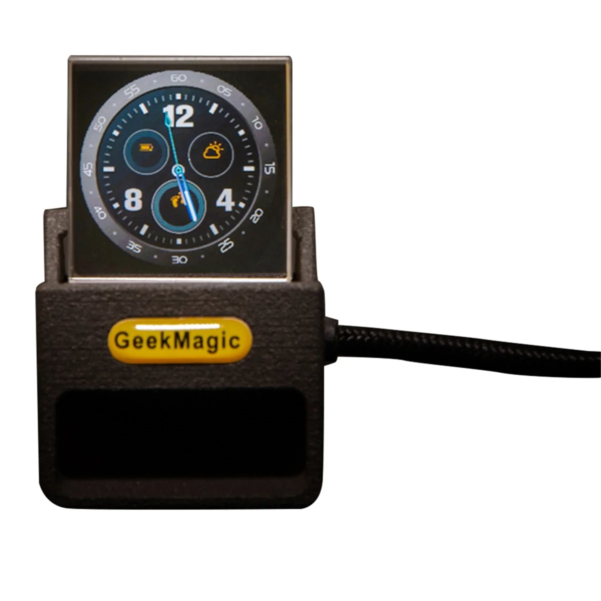 GeekMagic Новый HelloCubic Crystal Погода Биткойн Цена по акции Ticker Трекер Часы Мини-дисплей