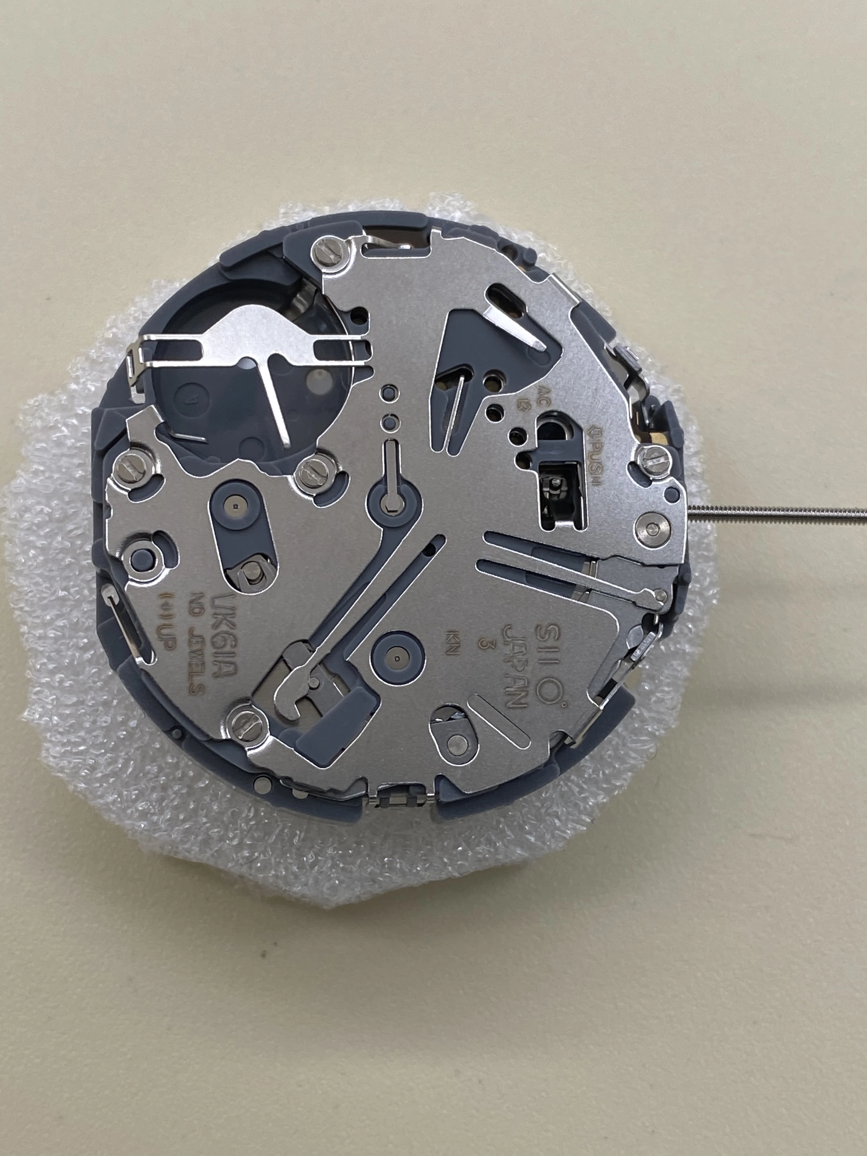 Genuine Chronograph VK61A Quartz Watch Movement Minute Hand Date Display JAPAN Repair Spare Parts with Battery