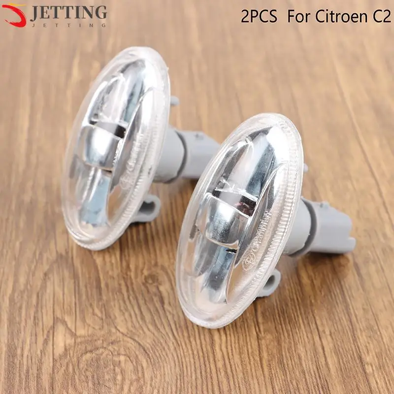 

2Pcs Car Turn Signal Light Fender Side Lights for Citroen C2 Elysee Picasso Peugeot 307 206