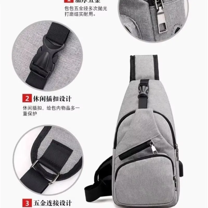 Портативная Сумка Через Плечо Myth Wukong Black Game Большая Вместительная Нагрудная Для