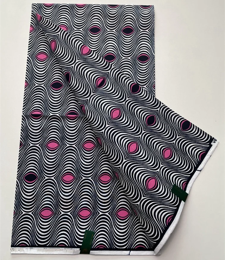 

African Wax Fabric Lastest Prints 100% Cotton Sewing Material High Quality Pagne Nigeria Ankara Fabric 2022 Printed