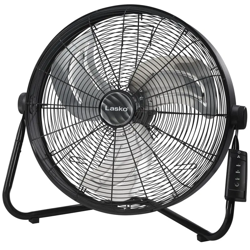 

20" Pivoting High Velocity Floor Fan with Wall Mount Option and Remote, H20685