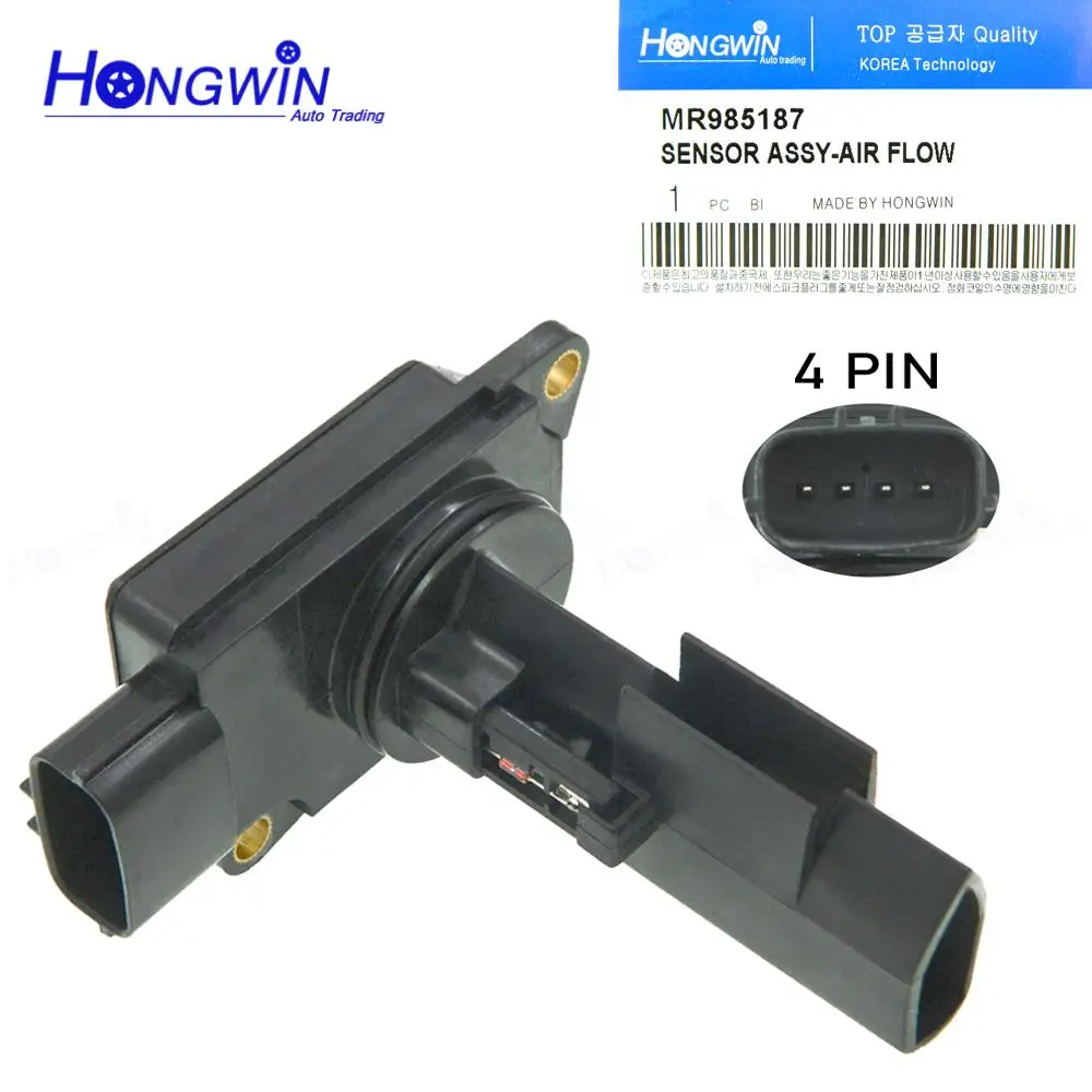 Датчик массового расхода воздуха MAF для Mitsubishi Eclipse красного цвета, Lancer 1,8 2,0 EVO 2.0I Outlander ASX MR985187 E5T60171 Датчик массового расхода воздуха MAF для Mitsubishi Eclipse красного цвета, Lancer 1,8 2,0 EVO 2.0I Outlander ASX MR985187 E5T60171