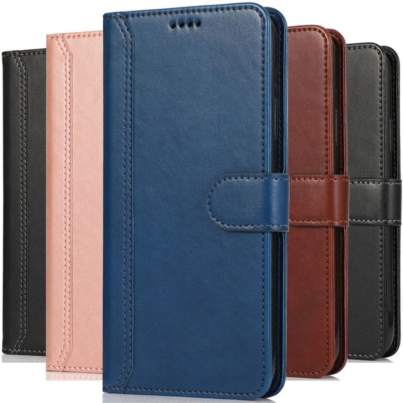 

Leather Wallet Phone Case For Apple iphone 13 12 Mini 11 Pro XR X XS Max SE 2020 7 8 6 6S Plus Card Slot Stand Book Capa P04F
