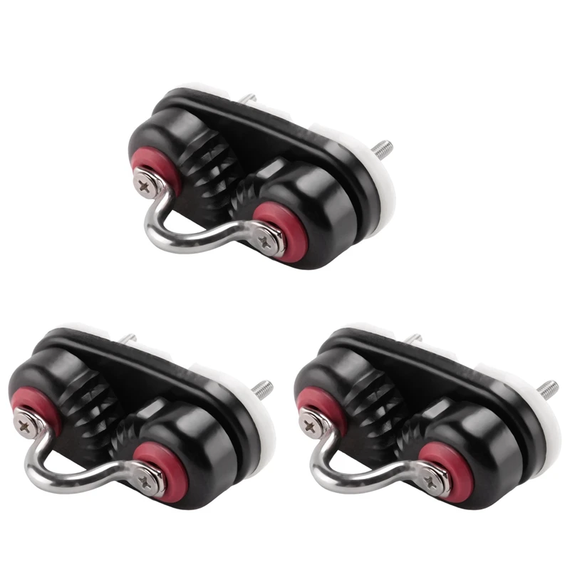3X Anodized Aluminium Cam Cleat Boat Cleats Matic Fairlead Marine Sailing Sailboat Kayak Canoe Dinghy Accessories