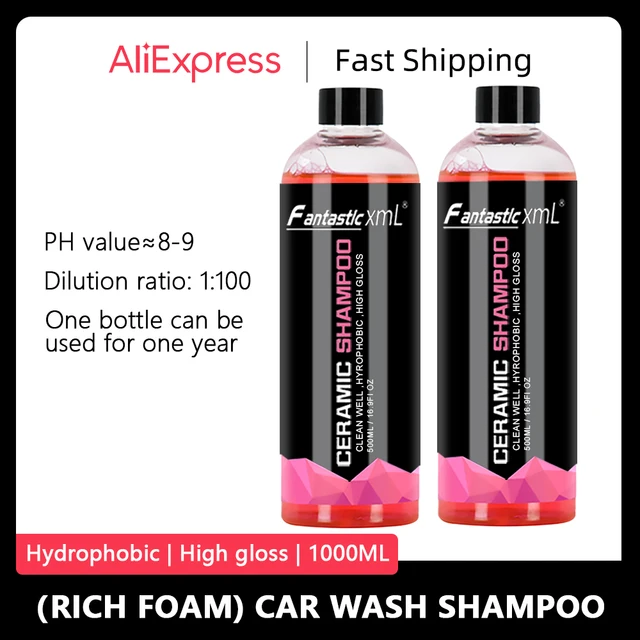 Car Wash Shampoo 500/1000ml Car Accessories Large Capacity High Concentration Super Foam Automotive Shampoo Car Wash Supplies 1