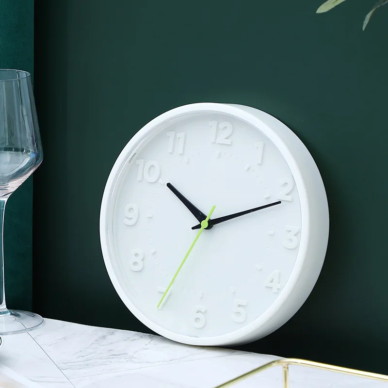 

22cm Modern Decorative Digital Wall Clock Simplicity Graffiti Fashion Clock Kids DIY Painting Living Room Bedroom Study Clock