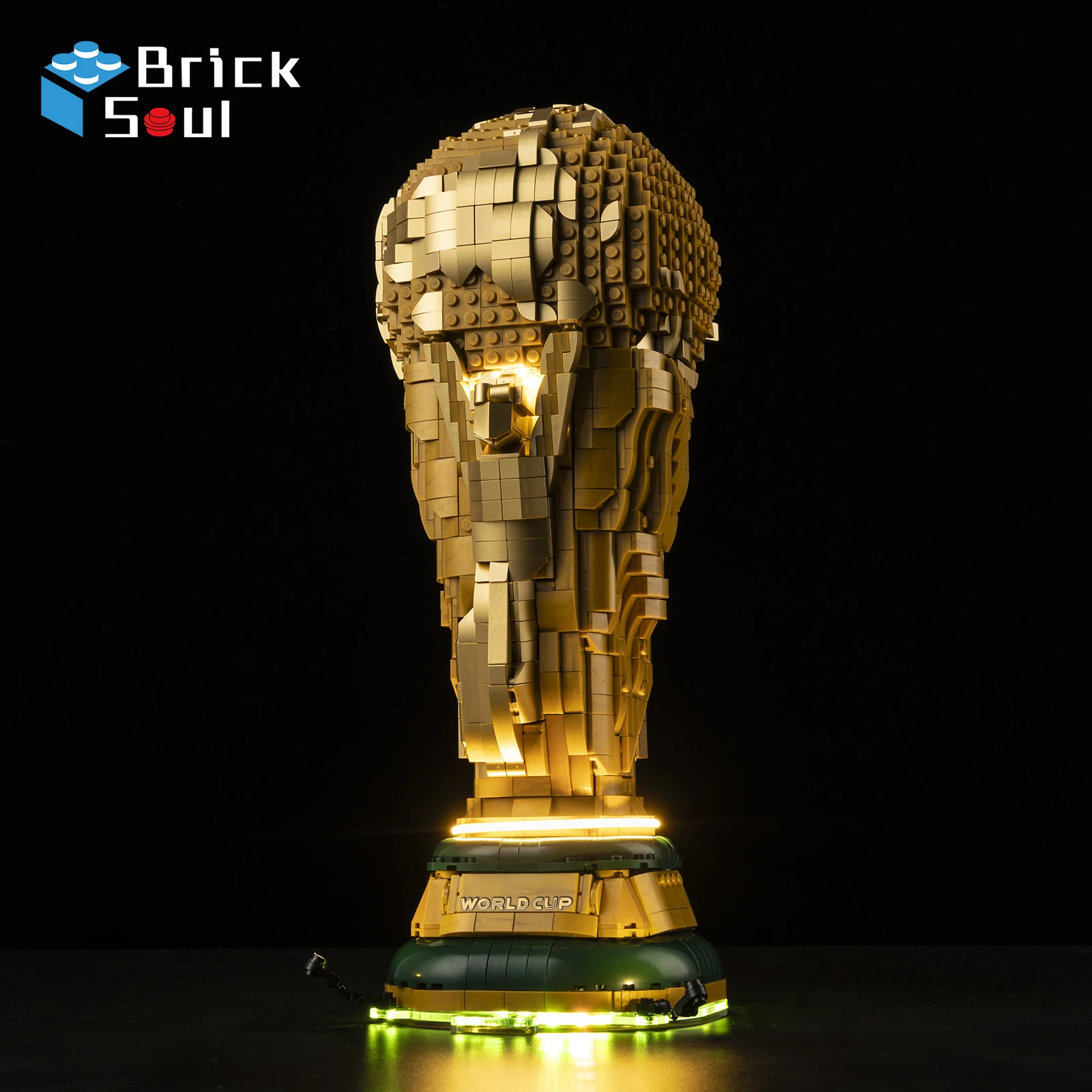 Фото Комплект светодиодных фонарей BrickSoul, подходящий для LEGO 43020 Editions FIFA World Cup Official Trophy, простая установка, скрытая проводка №5